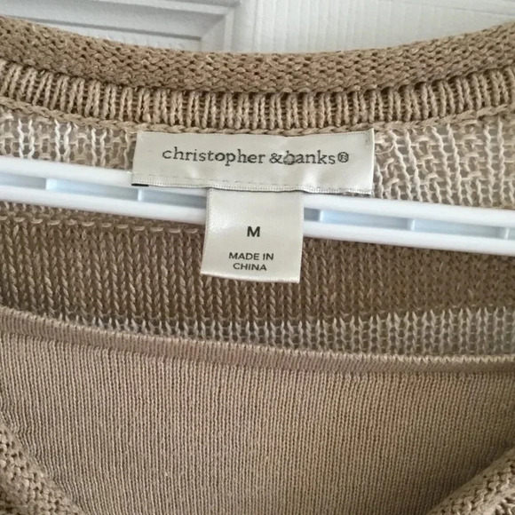 Christopher and Banks knitted sweater Sz M - Picture 3 of 7